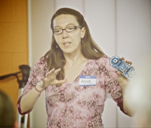 Anne Mahaffey teaching with the Esplora
