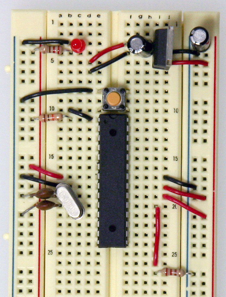 My Howtos and Projects: Build Your Own Arduino on a Breadboard