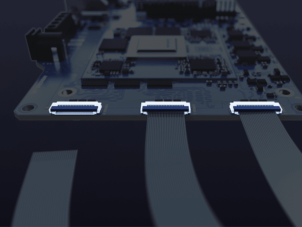Triple MIPI-CSI camera support