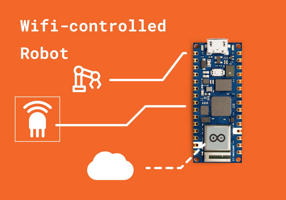 WiFi-controlled robot